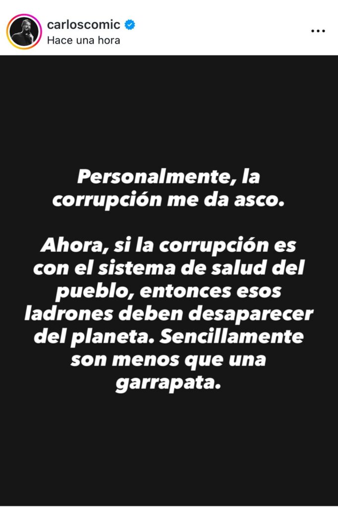 C2d0ad2 A6f3 447f 9dc8 404d4fd576f7 682x1024 1 - Carlos Sánchez estalla contra los recientes casos de corrupción en el país