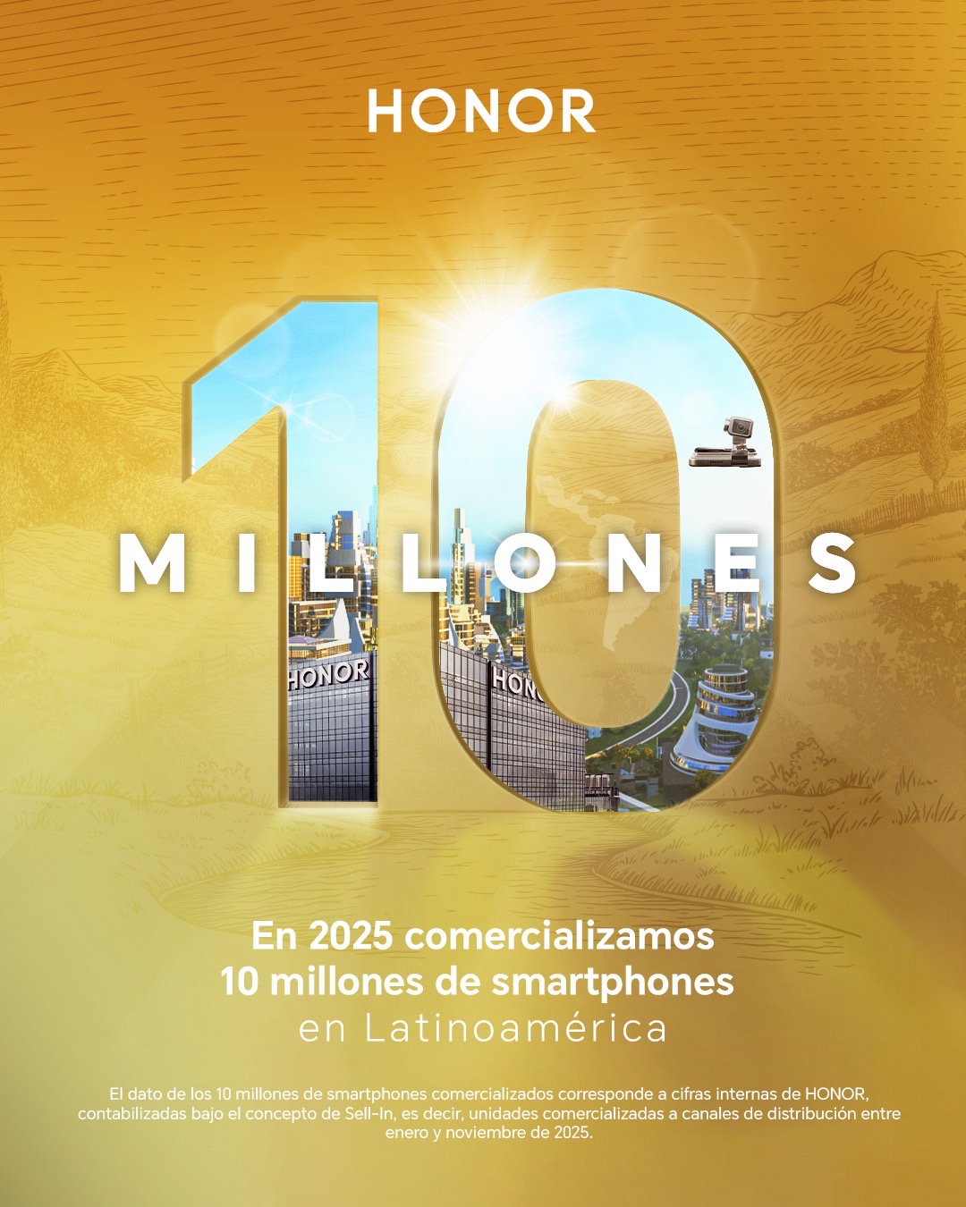 F5a454a1 5469 4d7f 80e4 14789e07a78b - HONOR supera los 10 millones de celulares vendidos en Latinoamérica